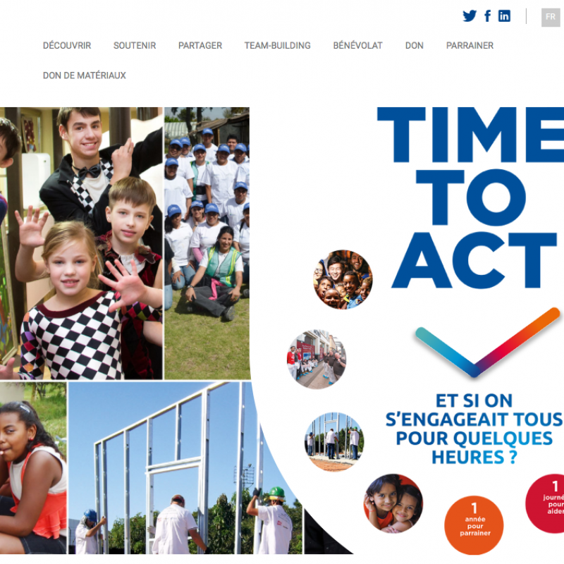 Fondation Saint-Gobain - Time to act